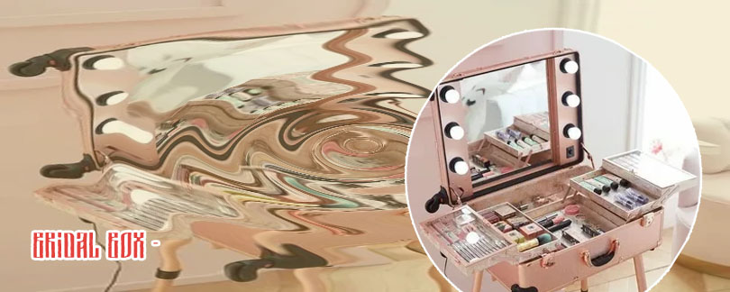 Big makeup vanity box