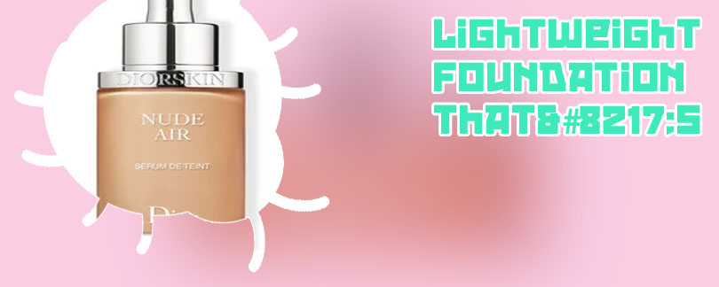 Christian dior nude air foundation