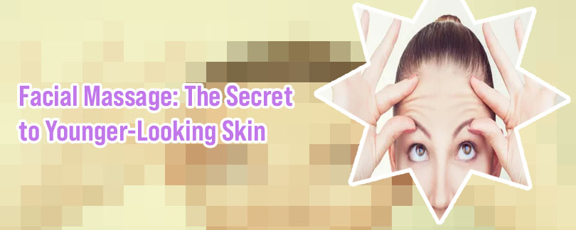 Massage to reduce forehead wrinkles