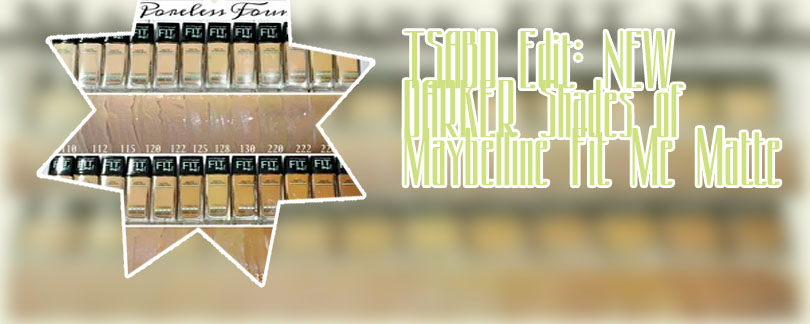 Maybelline fit me powder shades swatches