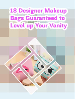 Mini makeup bag for purse