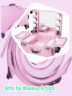 Professional makeup vanity box with lights
