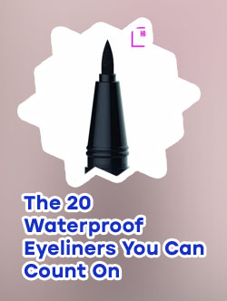 Waterproof felt tip eyeliner
